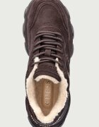 Guess MICOLA3 маратонки дамски от велур кафяви FLFMI3 SUE12