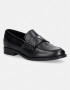 Guess мокасини дамски от кожа BELISO черни FLTBSO LEA14
