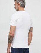 Guess Памучна тениска в бяло с изчистен дизайн M2YI36 I3Z14