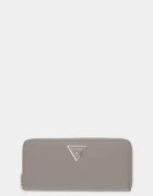 Guess портфейл дамски от имитация на кожа LAUREL бежов SWBG74 59146