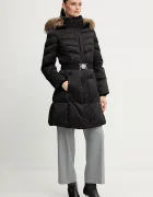 Guess Пухено яке MARINA в черно зимен модел W5BL30 W2802
