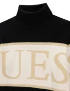 Guess пуловер за деца с памук черен J6BR04 Z1338