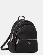 Guess Раница MANHATTAN дамска в черно малък размер с изчистен дизайн HWBG71 18330