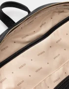 Guess Раница POWER PLAY дамска в черно голям размер с изчистен дизайн HWBG71 24350