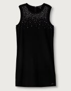 Guess рокля с вискоза черна J6BK09 K5924