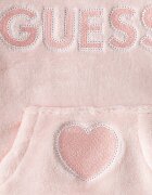 Guess спортен анцуг за бебе от полар розов A6BG14 W4050