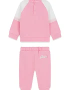 Guess спортен комплект анцуг за деца от памук розов A6YG05 K3902