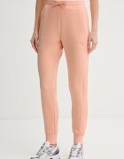 Guess спортен панталон дамски с вискоза ALLIE оранжев с висока талия V2YB18 K7UW2