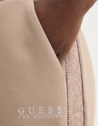 Guess Спортен панталон NEW VICTOIRE в бежово с изчистен дизайн W6RB45 KBYE2