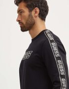 Guess суичър мъжки с памук ARLO черен Z4GQ24 K6ZS1