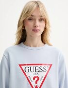 Guess Суичър в оранжево с принт W2YQ16 KBA11