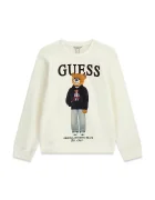 Guess суичър за деца от памук бежов L6YQ07 K4049