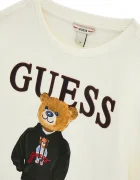 Guess суичър за деца от памук бежов L6YQ07 K4049
