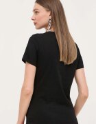 Guess тениска дамска от памук черна W1YI1B I3Z14