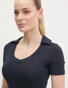 Guess Тениска с яка ALINE