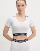 Guess Тениска с яка ALINE