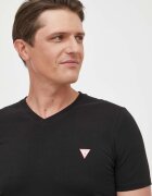 Guess Тениска в черно с изчистен дизайн M2YI32 J1314