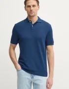 Hackett London Памучна тениска с яка