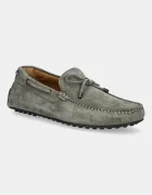 Hackett London Велурени мокасини DRIVER LACE