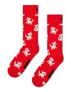 Happy Socks чорапи с памук червени P003186