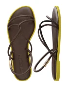 Havaianas сандали с равна подметка дамски UNA MANGA кафяви 4149609.0727