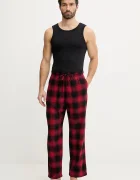 Hollister Co. Долнище на пижама в бордо с десен KI313-5001-506