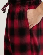 Hollister Co. Долнище на пижама в бордо с десен KI313-5001-506