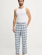 Hollister Co. Долнище на пижама в синьо с десен KI313-5008-226