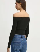 Hollister Co. Пуловер дамски в черно от лека материя KI350-4258
