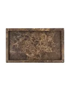 House Doctor Декоративен поднос HDAble 24 x 14 cm в кафяво