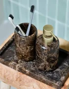 House Doctor Декоративен поднос HDAble 24 x 14 cm в кафяво