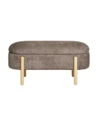 House Nordic Пуф със съхранение Branca 98 x 41 x 48 cm в лилаво