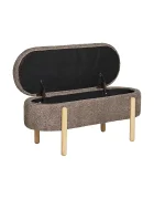 House Nordic Пуф със съхранение Branca 98 x 41 x 48 cm в лилаво