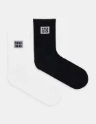HUGO Чорапи (2 чифта) 2P QS RIB GIFT CC W в бяло 50546399