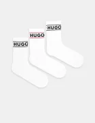 HUGO Чорапи (3 чифта) 3P QSRIB SPORTY CC W в бяло 50517669