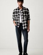 HUGO дънки tapered мъжки тъмносини 50561474