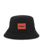 HUGO Детска памучна капела с две лица