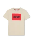 HUGO Детска памучна тениска