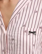 HUGO Горнище на пижама SARTORIAL SHIRT в розово 50556675
