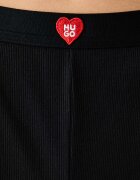 HUGO късо долнище на пижама дамско от модал HEART SHORTS черно 50566638