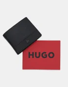 HUGO Кожен портфейл Quantic_8cc мъжки в черно 50548314