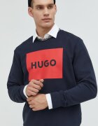 HUGO Памучен суичър
