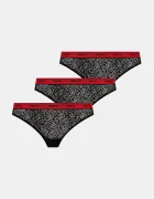 HUGO Прашки (3 чифта) TRIPLE THONG LACE