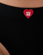 HUGO прашки дамски HEART THONG черни 50566784