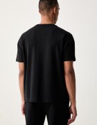HUGO уголемена тениска мъжка с памук NOAH T-SHIRT черна 50566159