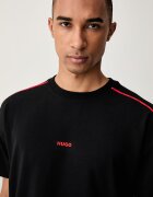 HUGO уголемена тениска мъжка с памук NOAH T-SHIRT черна 50566159