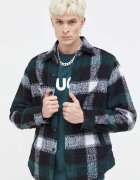HUGO Яке тип риза с вълна