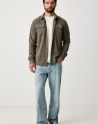 Hurley тениска мъжка от памук Craft Bowl бежова MTSEUCR0006