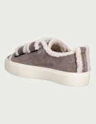 Inuikii Shearling Low Velcro маратонки дамски от велур сиви 1001.001.0231.030