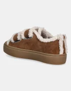 Inuikii Велурени маратонки Shearling Low Velcro в кафяво 1001.001.0231.150